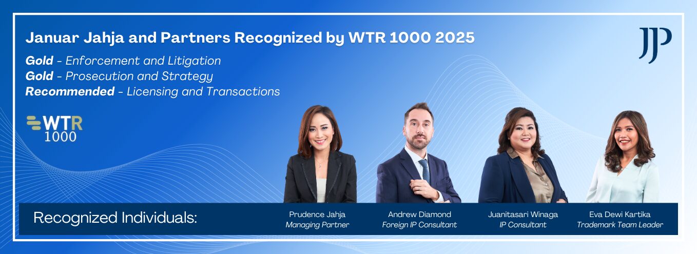 Januar Jahja & Partners Recognized in WTR 1000 2025 for Excellence in Indonesian Trademark Practice
